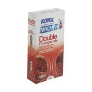 کاندوم کدکس مدل Double Pomegranate حاوی ژل انار بسته 12 عددی