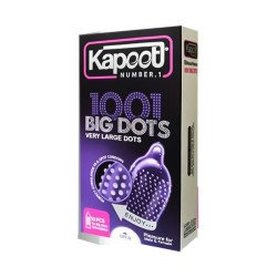 کاندوم خاردار درشت کاپوت مدل BIG DOTS بسته 10 عددی